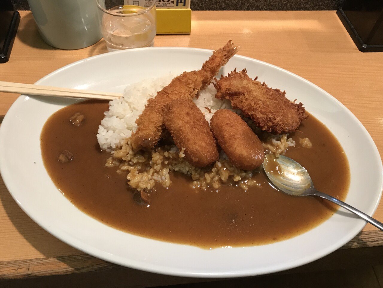 지하철역 카레.jpg 오사카-교토 혼여해서 먹은 음식들.