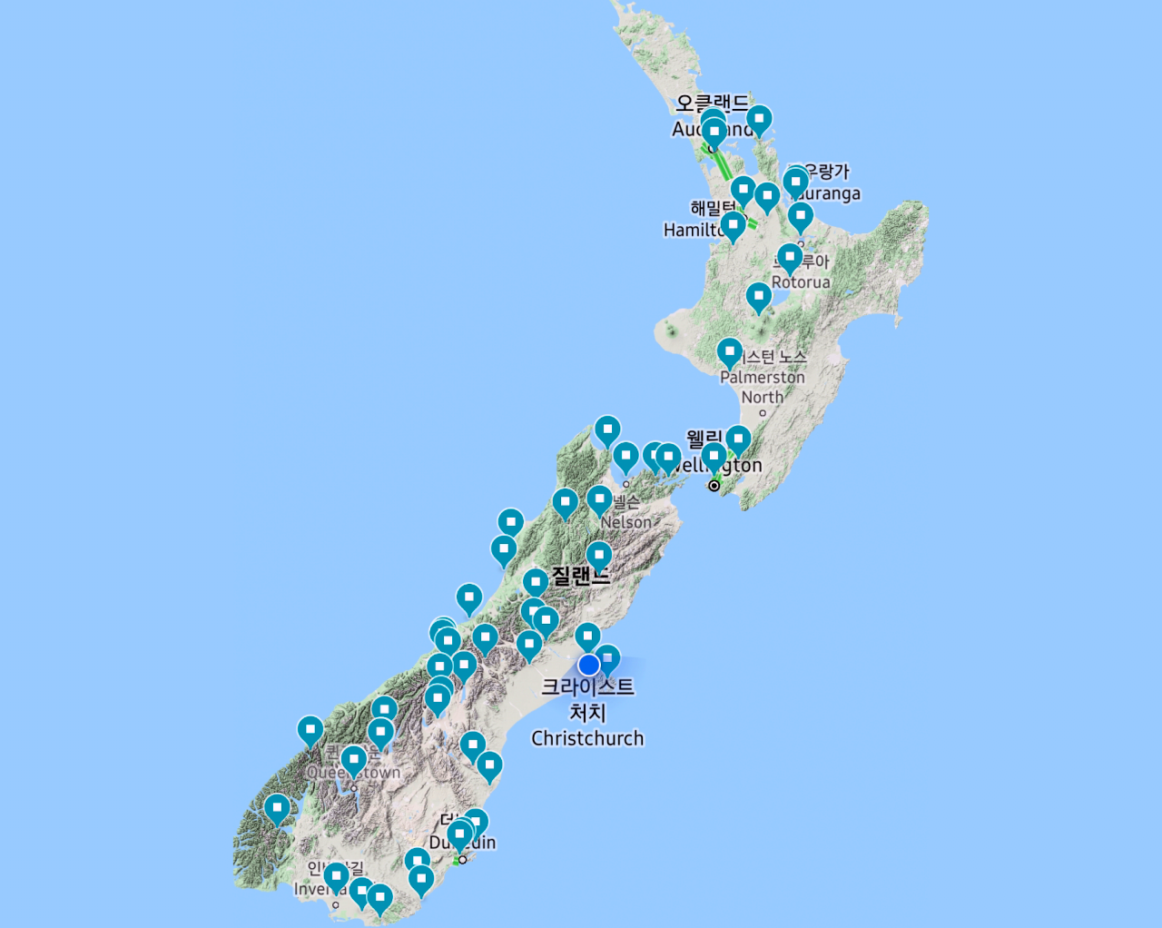 Map01.png - 코로나 종식 기원 뉴질랜드 여행기 1 -