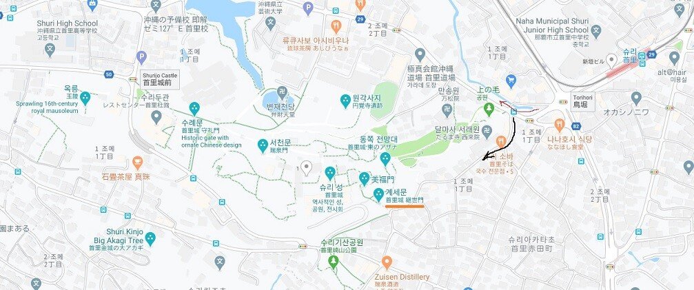 좋지못한길로접어듬.jpg [씹스압] 오키나와 관광기 (2018.08월 말)
