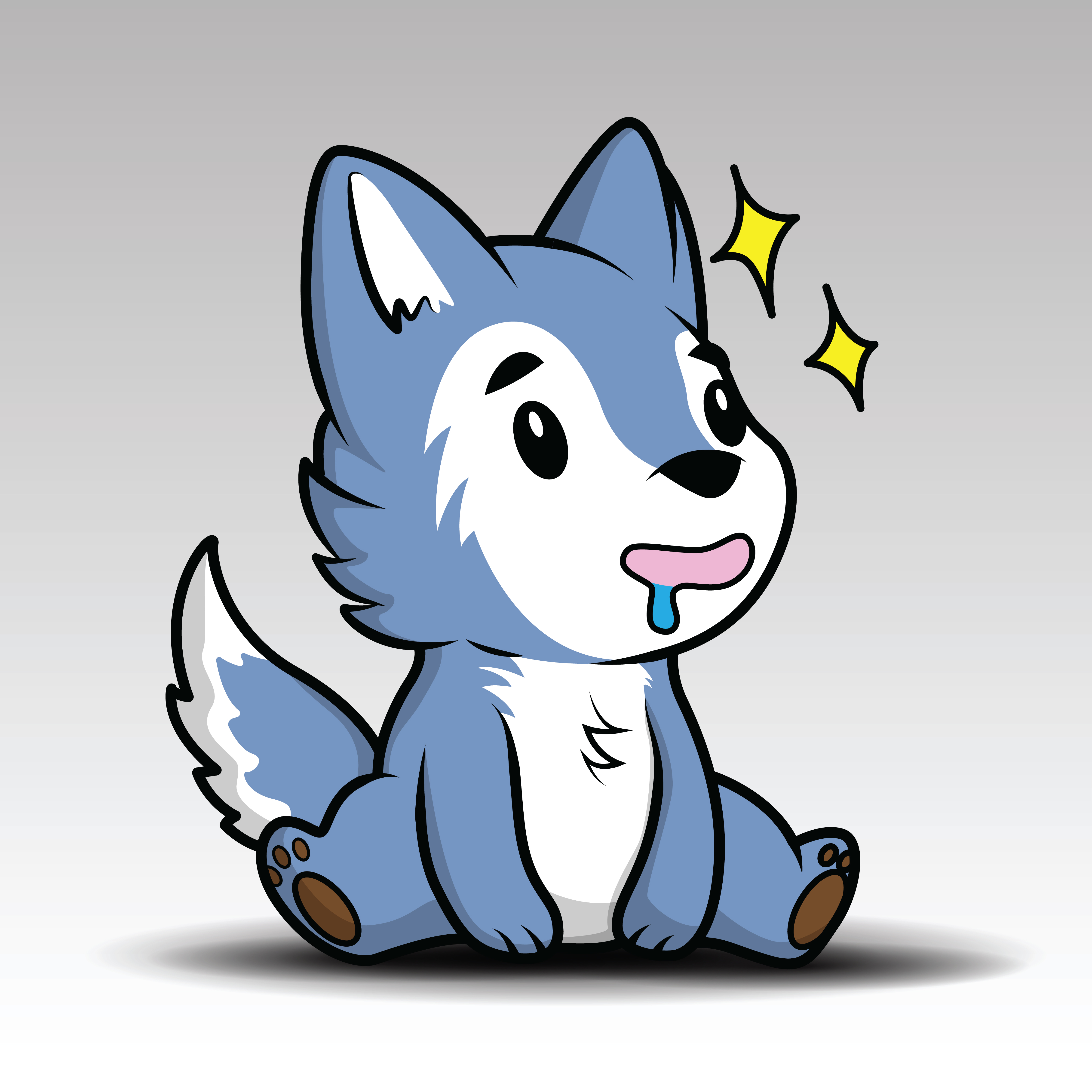 —Pngtree—vector cute cartoon wolf_5057900.png