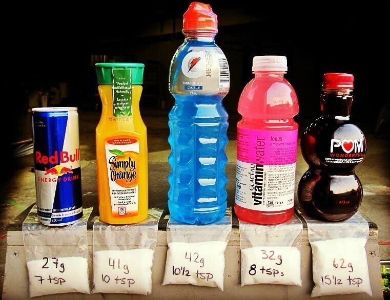 음료수 종류별 함유된 설탕의 양.jpg