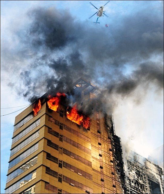 화재 3.jpg 12년전 일어났었던 부산 초고층 오피스텔 화재
