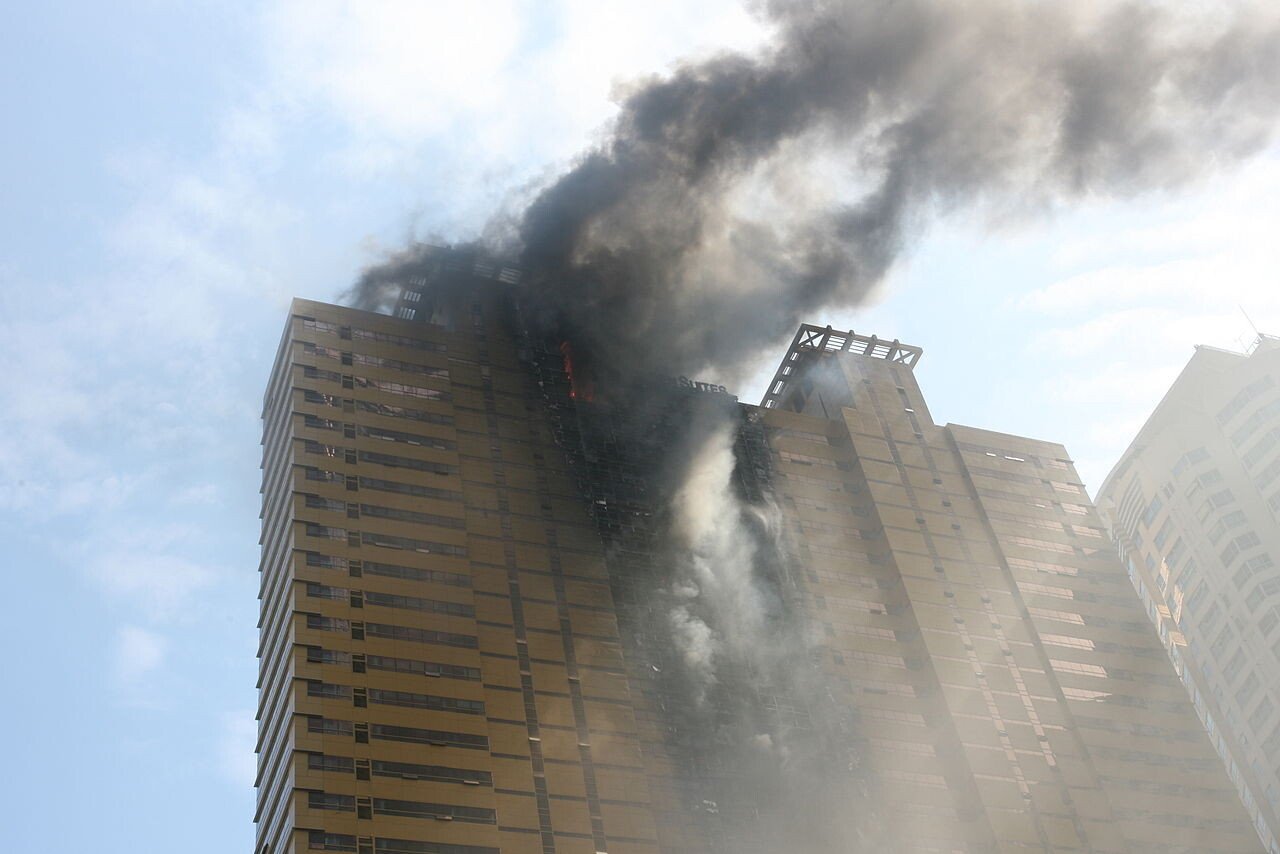 화재2.jpg 12년전 일어났었던 부산 초고층 오피스텔 화재