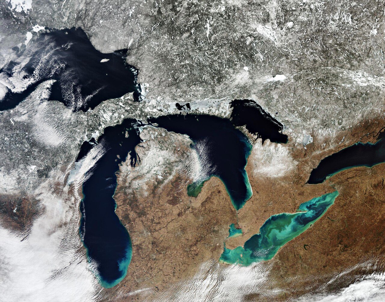Great-Lakes-From-Space.jpg 또 다른 타이타닉 - 에드먼드 피츠제럴드호 침몰사고