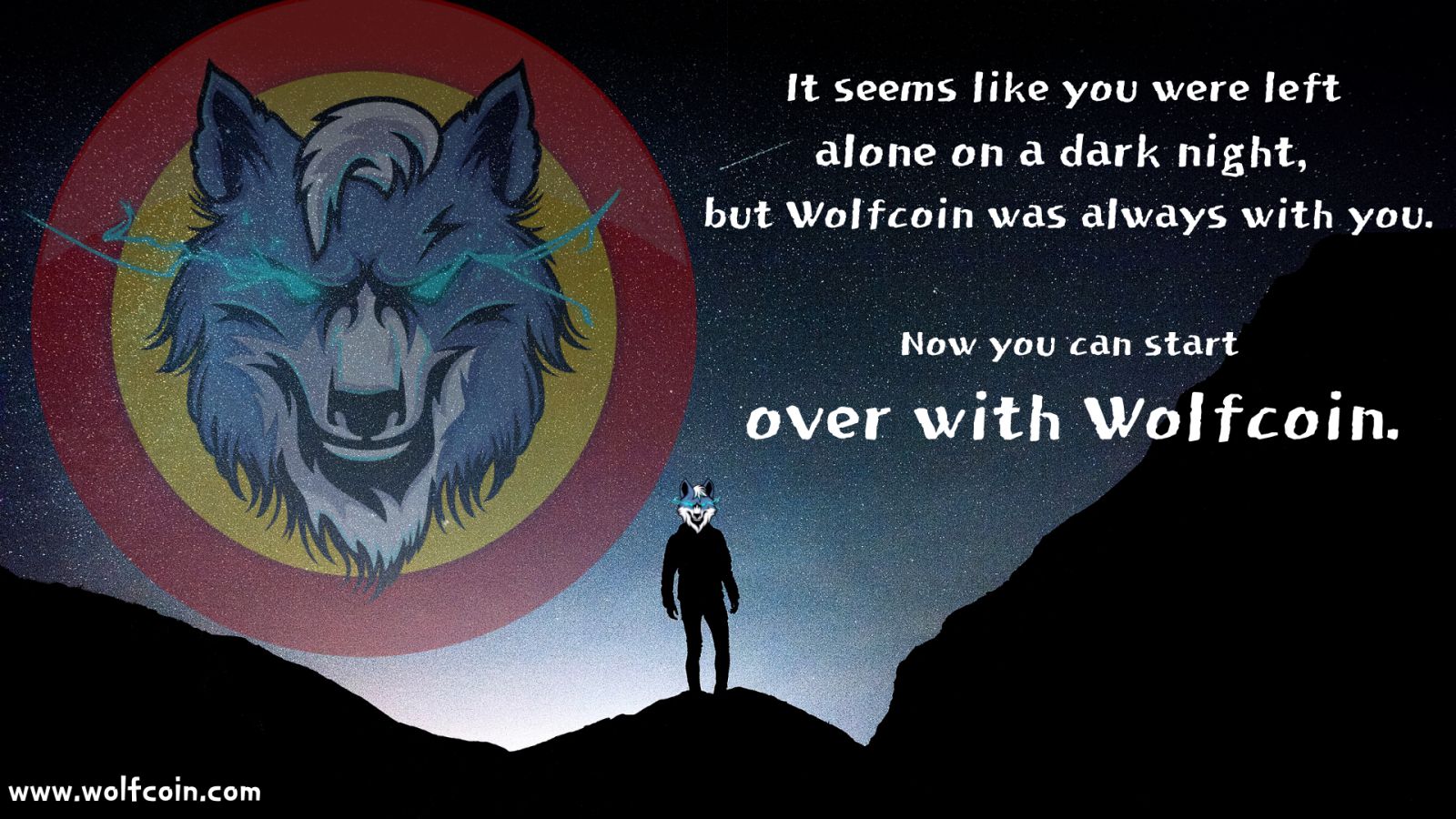 Now you can start over with Wolfcoin.png.jpg