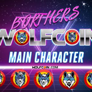 Wolfcoin's main characters are brothers.