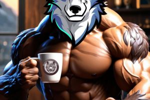 PROJECT WOLF MEME 커피한잔의 여유