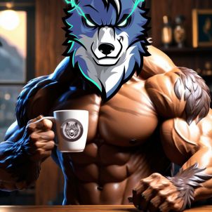 PROJECT WOLF MEME 커피한잔의 여유