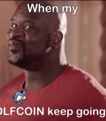 When my WOLFCOIN keep going  up
