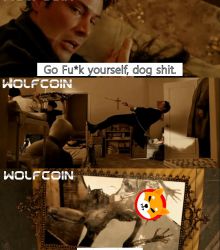Normal people say "WOLFCOIN TO THE MOON"~!