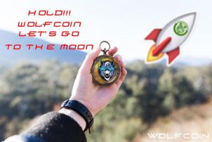 HOLD!!! WOLFCOIN!! Let’s go!!  TO THE MOON!!