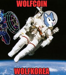 우주여행중인 울프어린이 - WOLFCOIN - WOLFKOREA