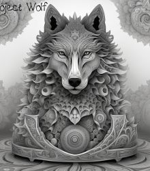 WOLFCOIN MEME Wolf 작품-1