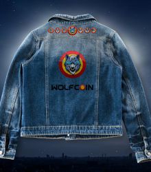 Wolfcoin blue jacket