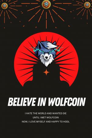 A huge belief in Wolfcoin
