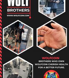 Brothers Who Own WOLFCOIN Cherish Health For A Better Future.