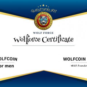 Wolfforce Certificate -WOLFCOIN