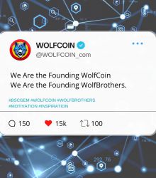 Wolfcoin Twitter Example 5