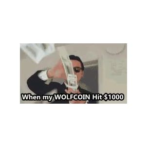 When my WOLFCOIN Hit $1000 # 2