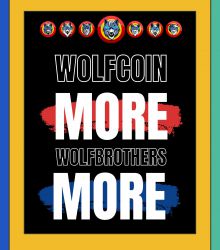 Very nice text poster, Wolfcoin 3