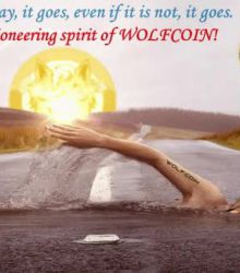 This is the pioneering spirit of WOLFCOIN!