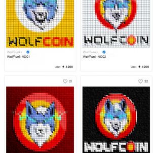 WolfPunks in NFT Market _ WOLFCOIN