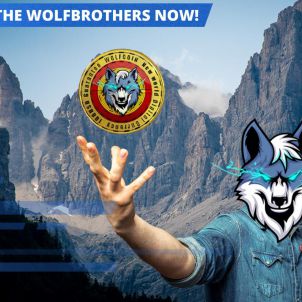 hold wolfcoin in hand