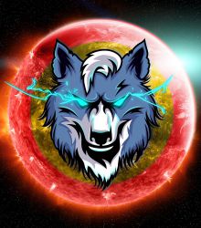 Wolfcoin Background 1000X1000 circle