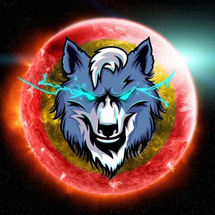 Wolfcoin Background 1000X1000 circle