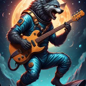 PROJECT WOLF MEME 우주에서도 음악을 즐기자