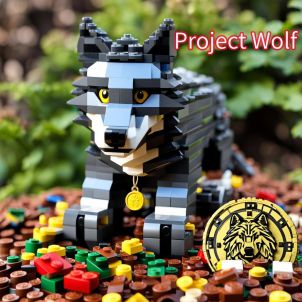 WOLFCOIN MEME Wolf LEGO~