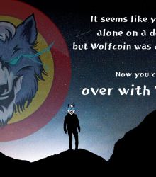 Now you can start over with WOLFCOIN.
