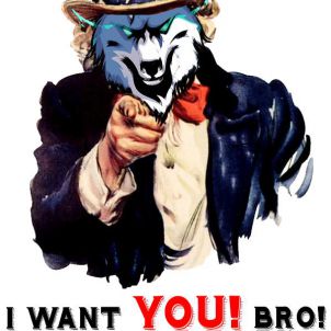 WOLFCOIN : I Want YOU! BRO!