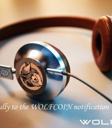 Listen carefully to the WOLFCOIN notification