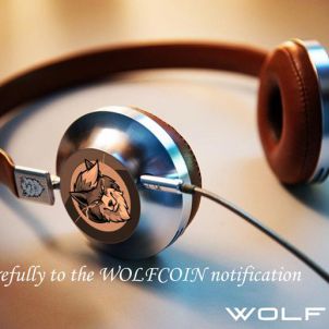 Listen carefully to the WOLFCOIN notification