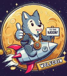 TO THE MOON!!WOLFCOIN!!(baby)