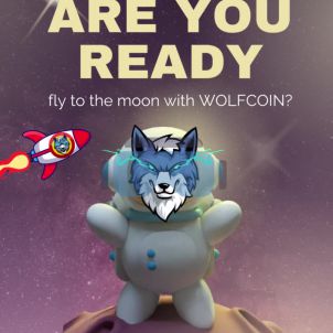 Fly to the moon with WOLFCOIN?