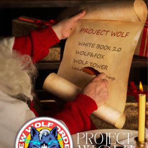 HAPPY CHRISTMAS IN THIS YEAR : PROJECT WOLF. WOLFCOIN.