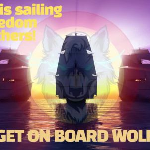 WOLFCOIN is sailing for the freedom of the brothers!