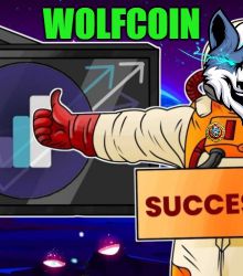 TO THE MOON - WOLFCOIN