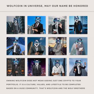 Wolf Brothers, who succeeded in their respective positions, Wolfcoin