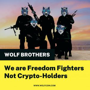 wolfcoin, we are the people fighting for freedom