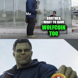 BROTHER, I WANT TO HAVE WOLFCOIN  - WOLFCOIN - WOLFKOREA
