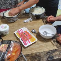 샹하이 복짬면 콩국수 시켜먹음