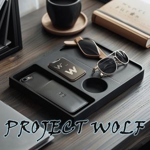 PROJECT WOLF!! WOLF Desk Organizer!!