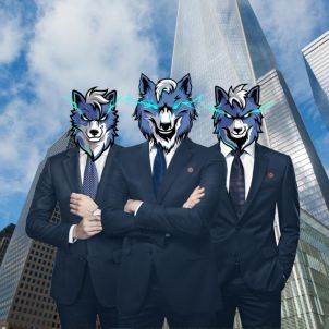 남자들의 울프코인 지지선언  Men in the city declare support for Wolfcoin