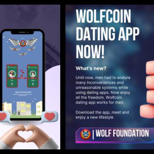 Dating App Mockup Wolfcoin