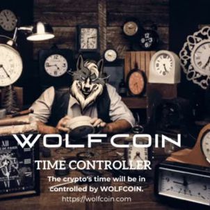 TIME CONTROLLER : The crypto's time will be in controlled by WOLFCOIN.