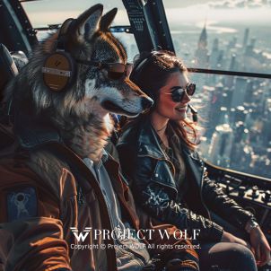 PROJECT WOLF!! Wolf's Date in Helicopter