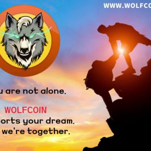 WOLFCOIN supports your dream.
